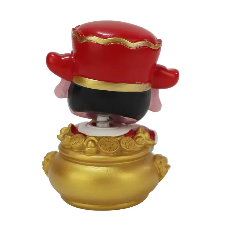 Personalized custom resin material God of wealth bobblehead crafts Home cabinet decoration car decoration travel souvenirs gifts