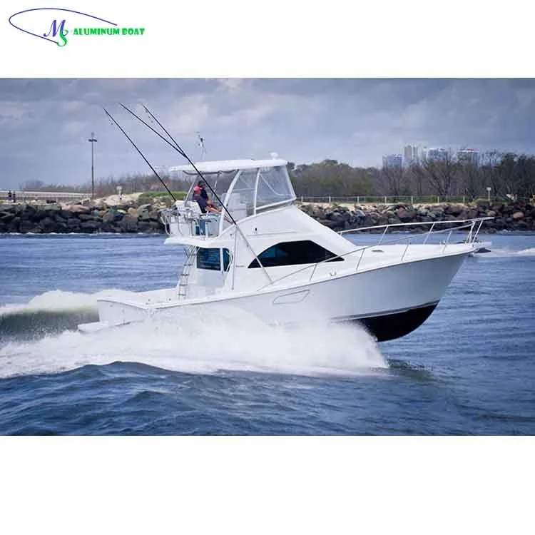 41Ft luxury yacht aluminum fishing vessel high speed boat for sale 13.6m MS Aluminium boat