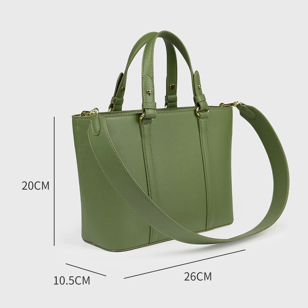2024 New Design Summer Fashion Trendy Leather Should Bags Flat Texture Pebble Handbag For Women