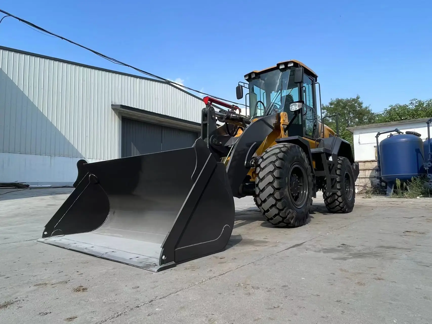 3.5 TON 1.7 cbm wheel loaders YTO 936  bucket front end loader