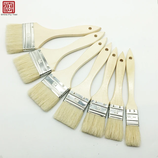 CTBB001 BBQ High quality eco-friendly  double boiled pig bristle barbecue paint brushes
