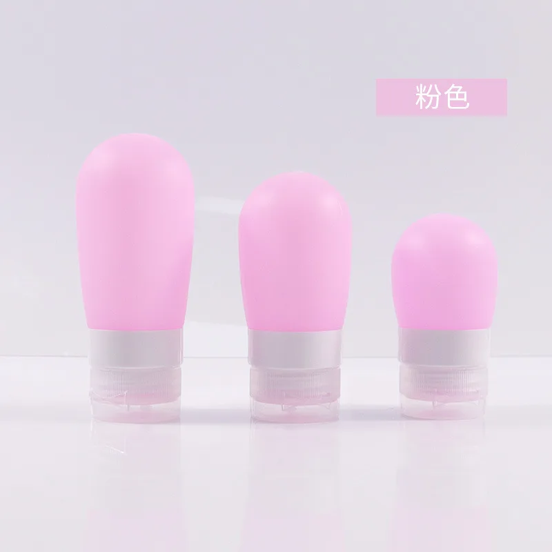 37ml 60ml 89ml bottle portable soft silicone travel bottle set squeeze tube container