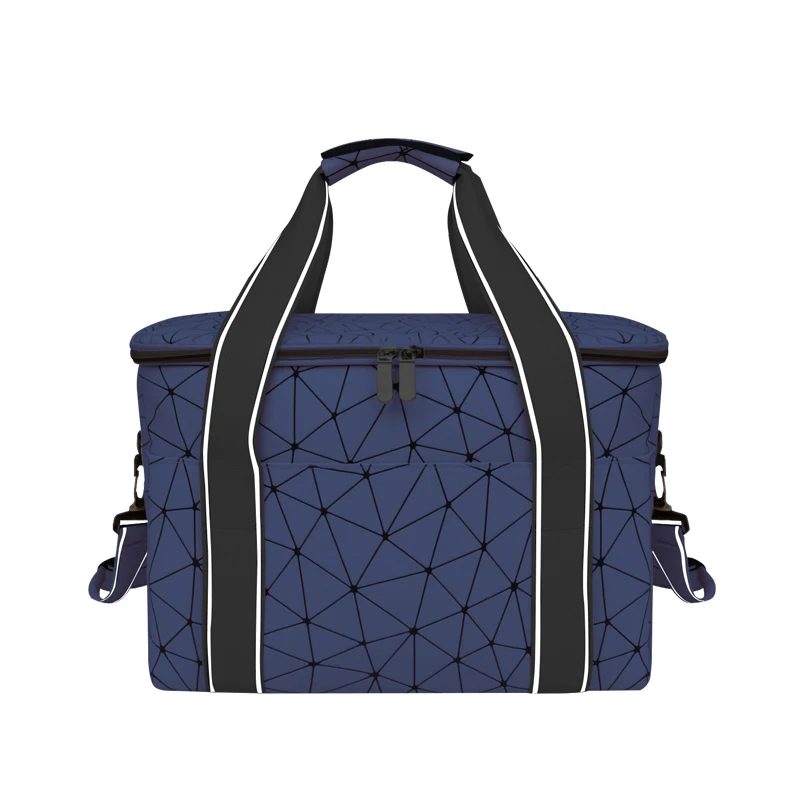 Yuhong New Design Large Capacity PU Cooler Bag Waterproof Foldable Lunch Bag Fashion Outdoor quality Picnic Bag