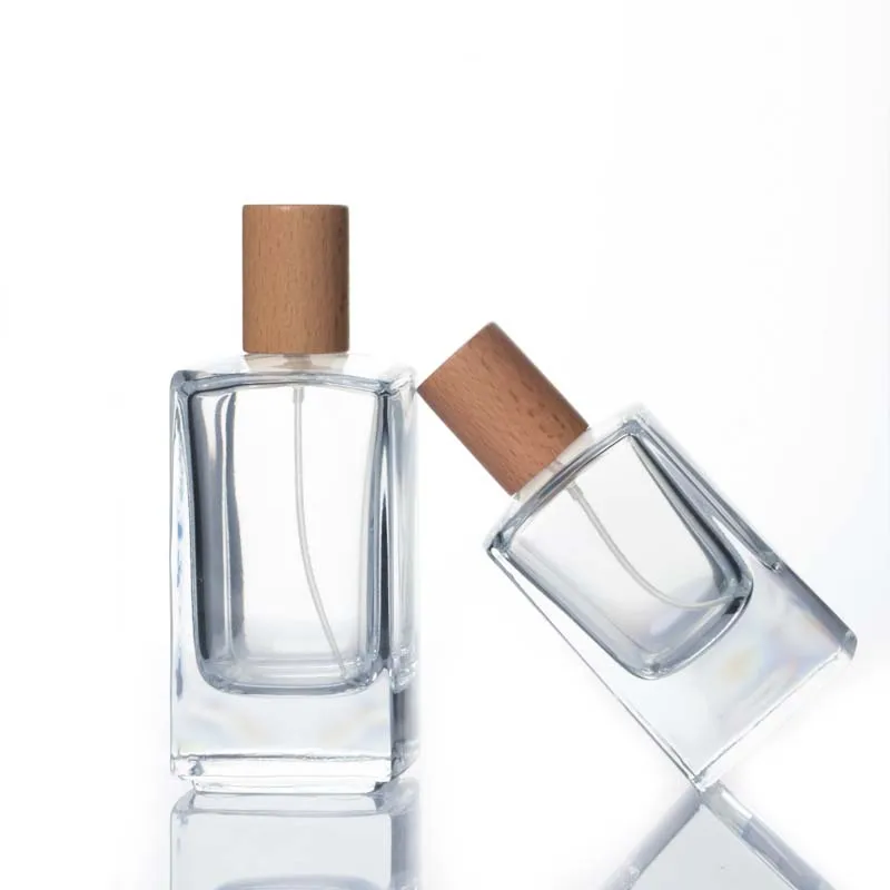Custom Leather Luxury Packaging Perfume Fragrance Perfume Bottles 50ml With Box