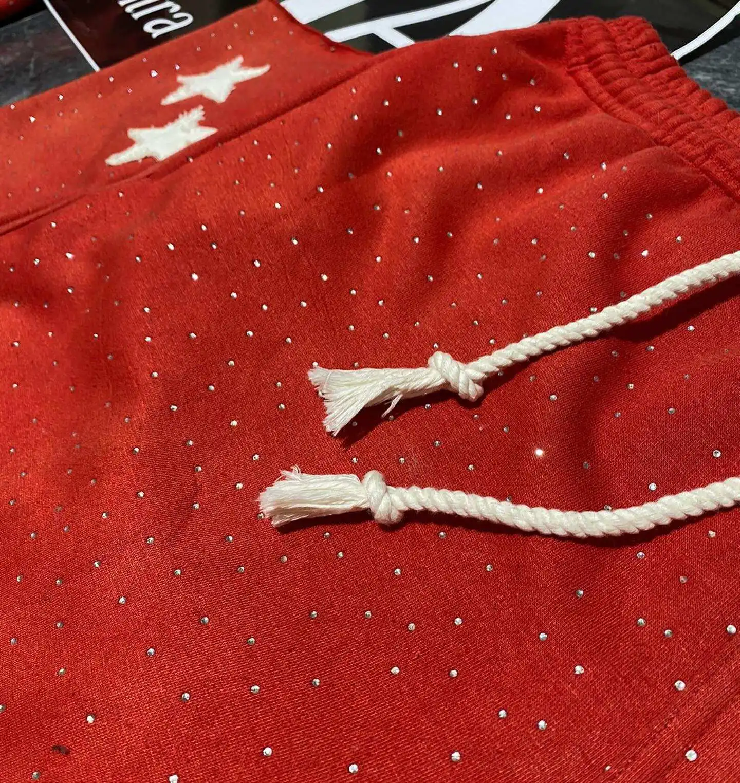 Manufacturer zipup Custom Rhinestone Full Face Zip Up Hoodie Distressed Patch fullzip Sweatpants And zipper Hoodie Sets For Men