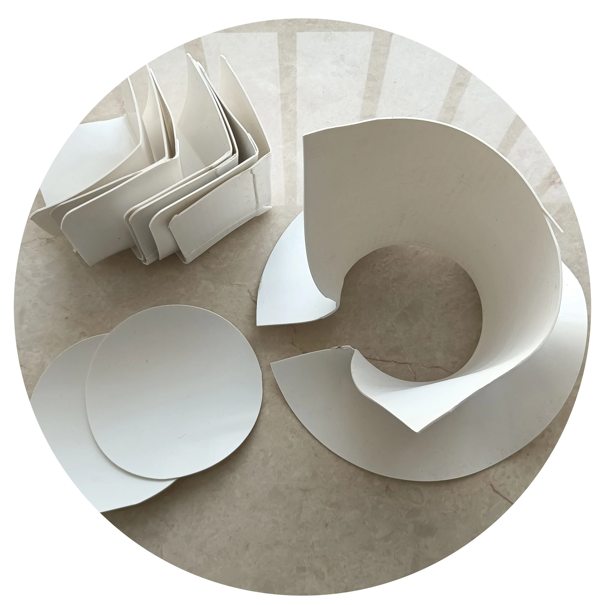 PVC TPO waterproof membrane PVC TPO Prefabricated Element Screw Fasteners Internal External Corner