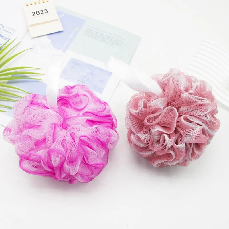 Lalasis custom body scrubber skin exfoliating shower bathing loofahs bath balls