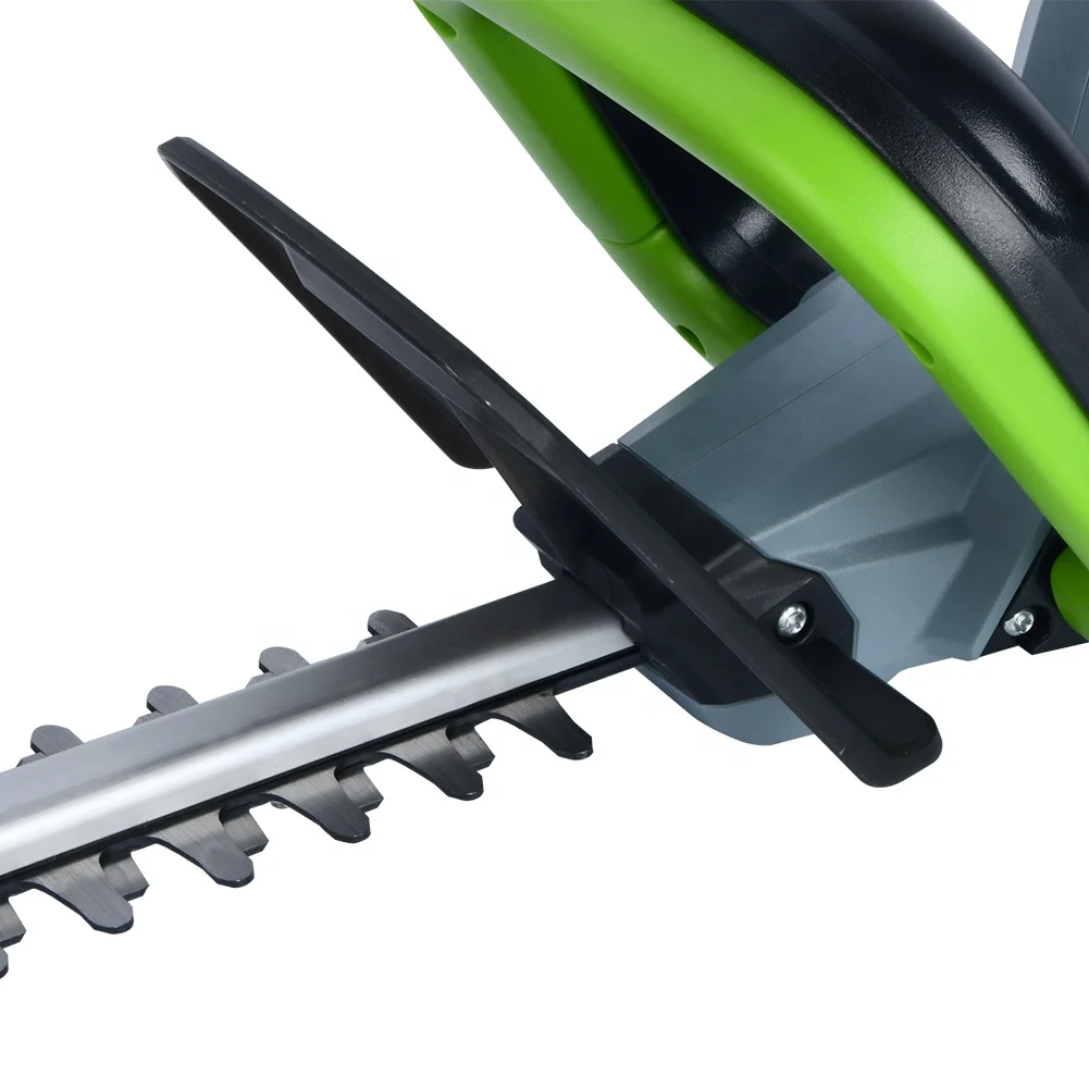 Vertak 20V cordless hedge trimmer bush shrub cutter battery powered Rechargeable hedge trimmer with double action blade