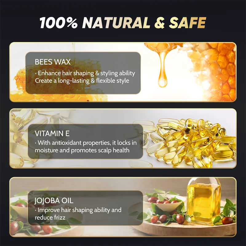 Barberpassion Factory Cruelty Free High Hold Styling Hair Clay Soft Texture Hair Matte Cream