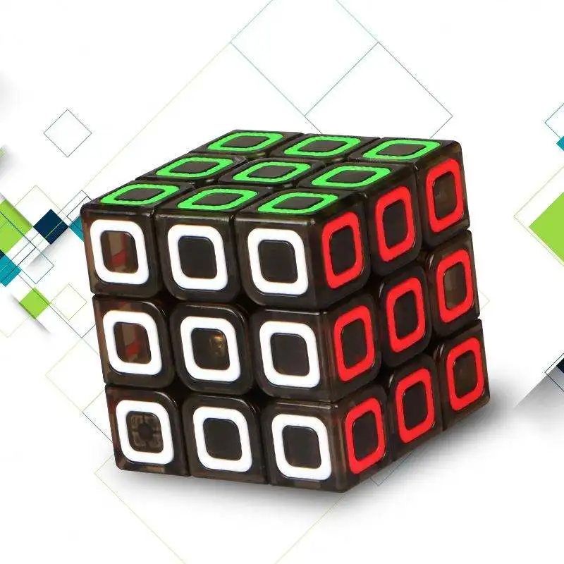 QIYI 3x3 Speed Cube Stickerless 3D Magic Cube Easy Turning Durable Cube Puzzles Educational Toys for Kids