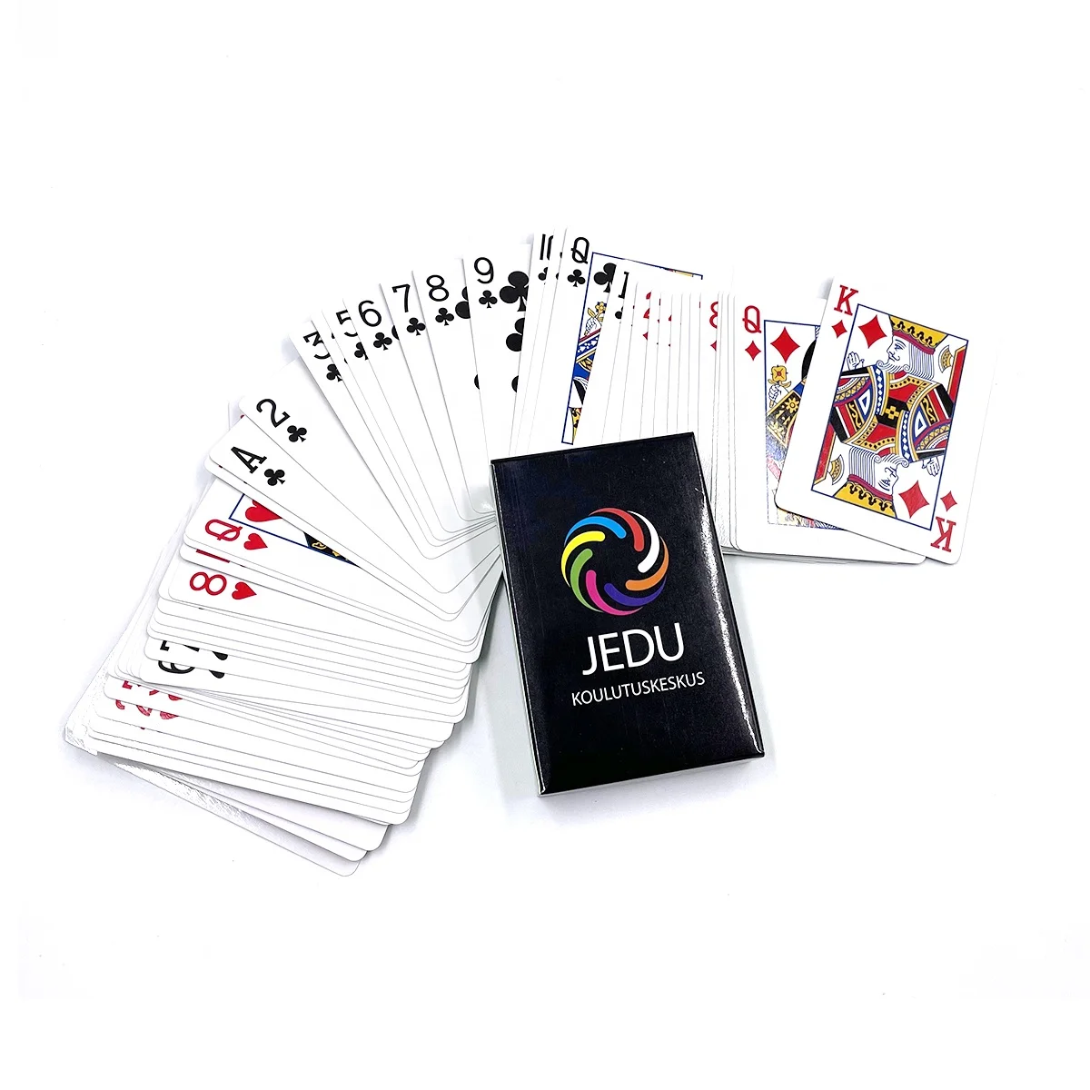 Factory Direct Sale Poker Playing Cards Custom Advertising Paper Game Card