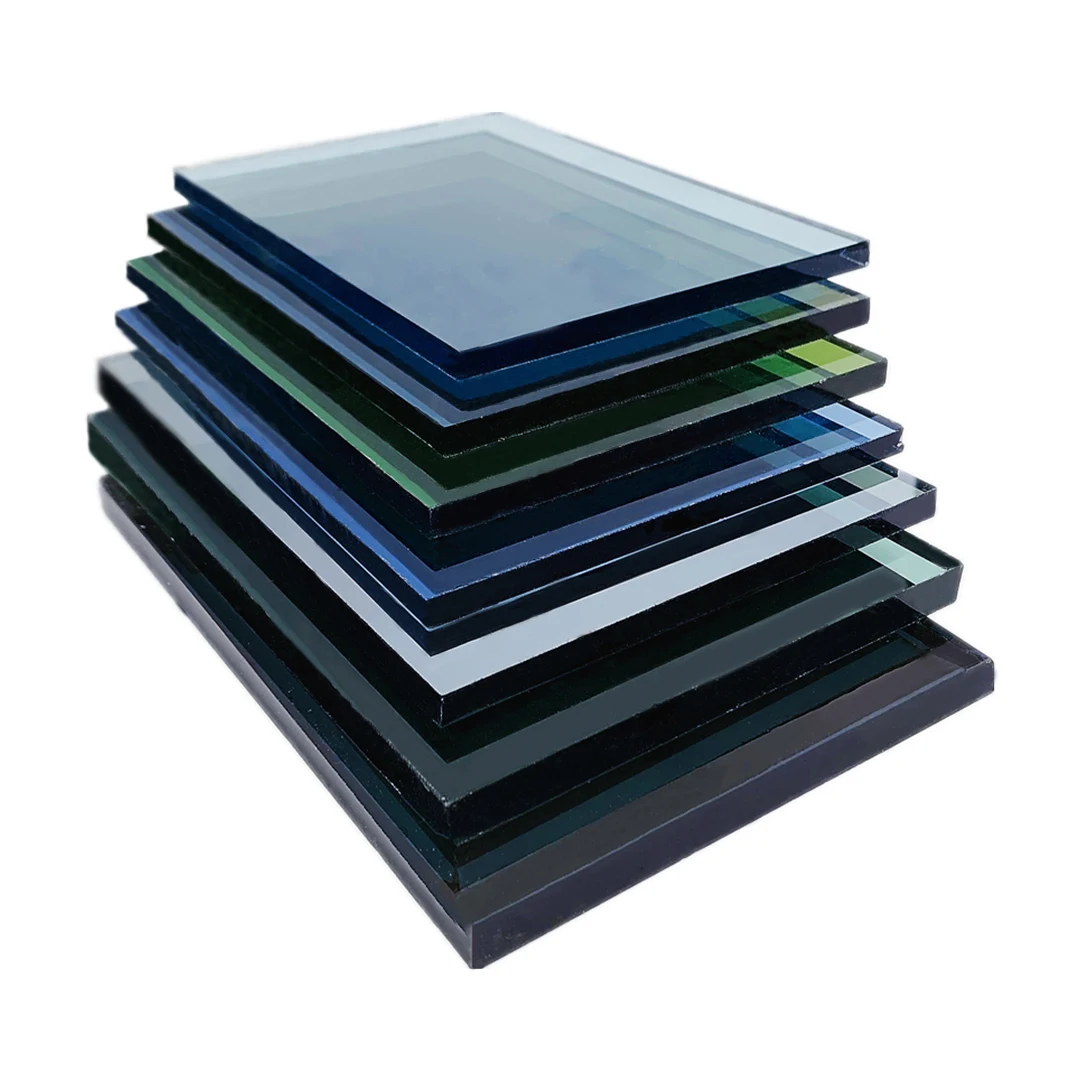 Tinted Customized Colored Building Laminated Customized size Tempered Glass Price