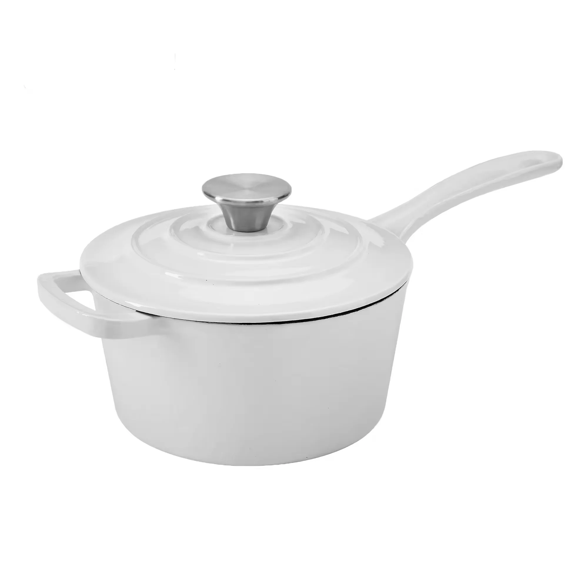 Wholesale Multi-color Enamel Cast Iron Dutch Oven Saucepan Milk Pot Non Stick Hot Pot Mini Casserole Cast Iron Cooking Soup Pot