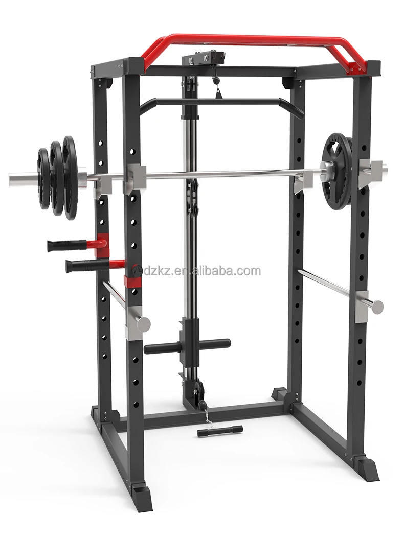 Dropshipping Wall Mount Squat Rack Weight Lifting power rack Multi Functional Trainer Smith Machine