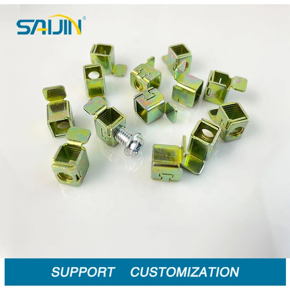 Новый дизайн, Клеммная клетка для розетки, из мягкой стали, оцинкованная, M6, 45H