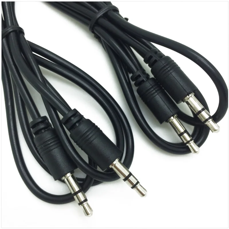 3.5mm jack Aux Cable Male to Male Audio Headphone Cable Line 3.5mm 1m 2m For phone MP3/MP4 Headphone Speaker