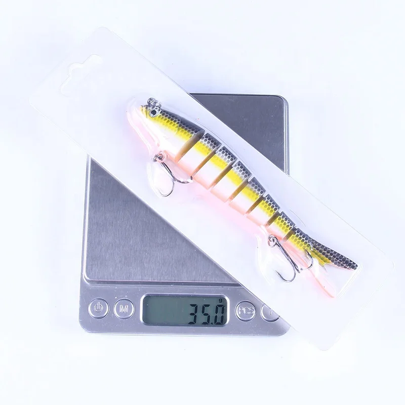 140mm/27g Sinking Wobblers Fishing Lures Jointed Crankbait Swimbait 8 Segment Hard Artificial Bait For Fishing Tackle Lure