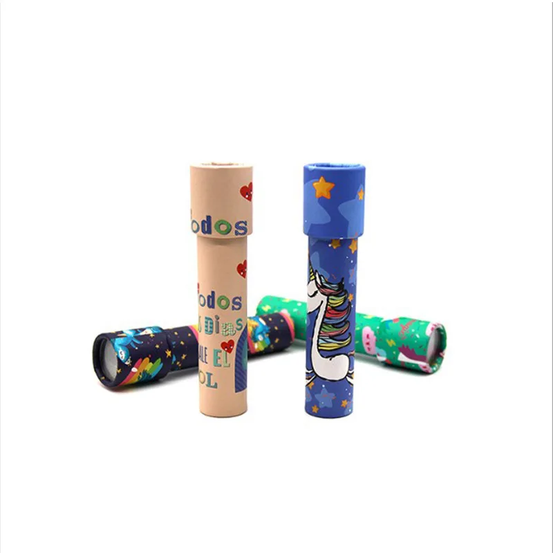 Educational Toys  Magic Telescope Toy  Paper Mini Kaleidoscope Custom Promotional Gifts