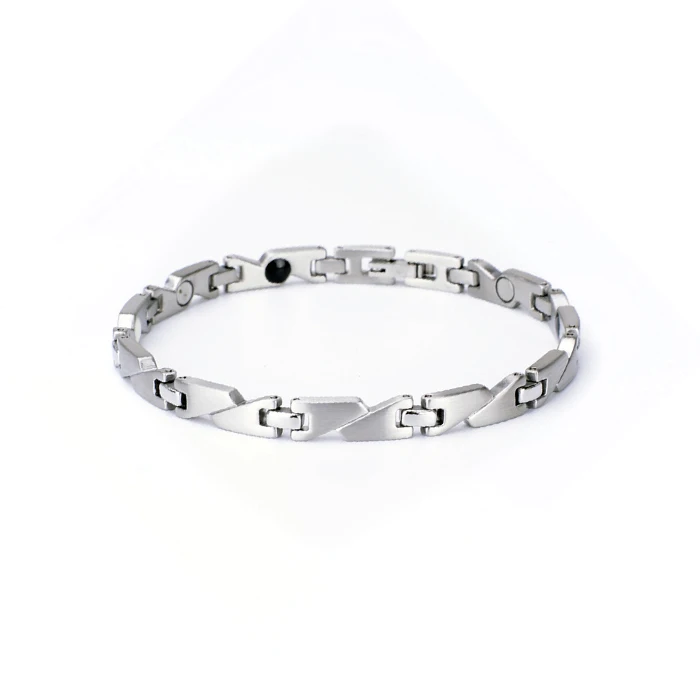 clover bangle Energy bangle Germanium Titanium Bracelet  magnetic Couples bracelets wholesale stainless steel jewelry