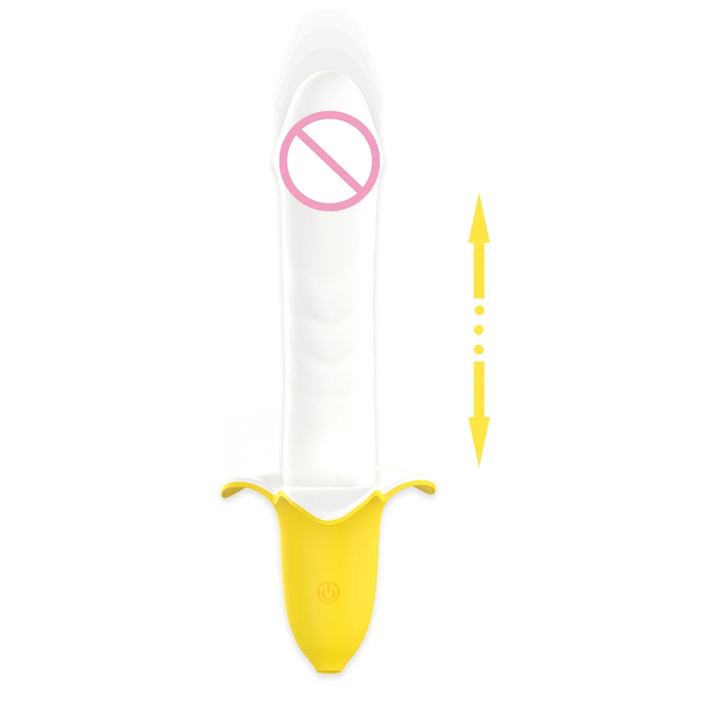 Wholesale Banana Vibrator Female Vibrating Sex Toys Handheld Dildo Clitoris Silicone Banana Toy Sex Vibrator