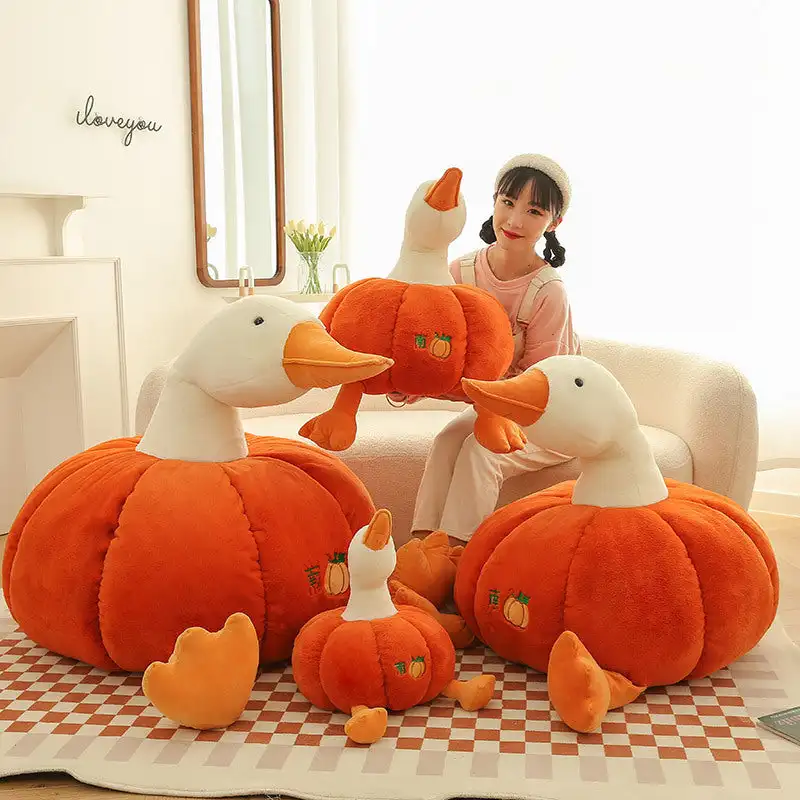Floor Mat Sleep Pillow Big white goose pillow plush toy Duck goose Animal Stuffed Swan Goose plushie