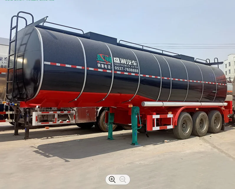 Tri-Axle Tanker Emulsified Liquid Bitumen Tank Semi Trailer
