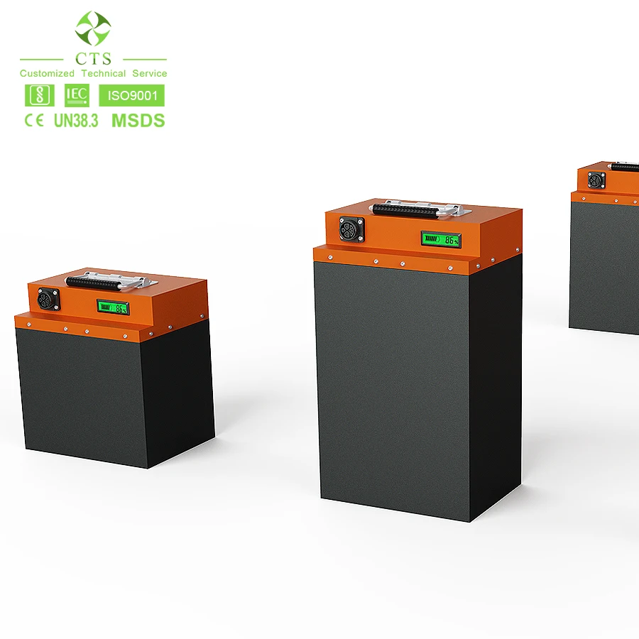 CTS custom 36V 48V 60V 72V 20Ah 30Ah 40Ah 45Ah 50Ah lithium ion battery for electric bicycle bike tricycle motorcycle