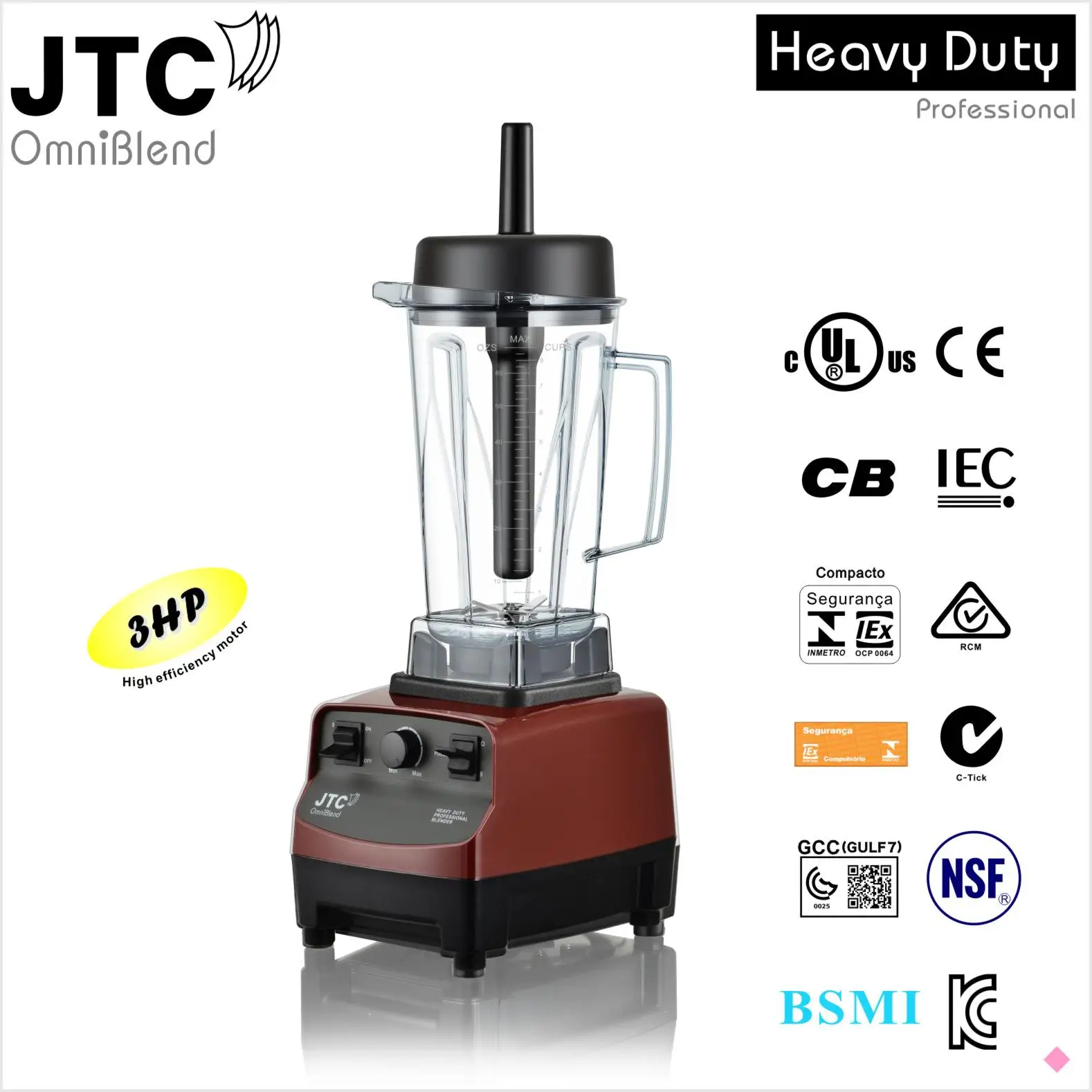 Heavy Duty Commercial Blender Grade Blenders Mixer Fruit Blender