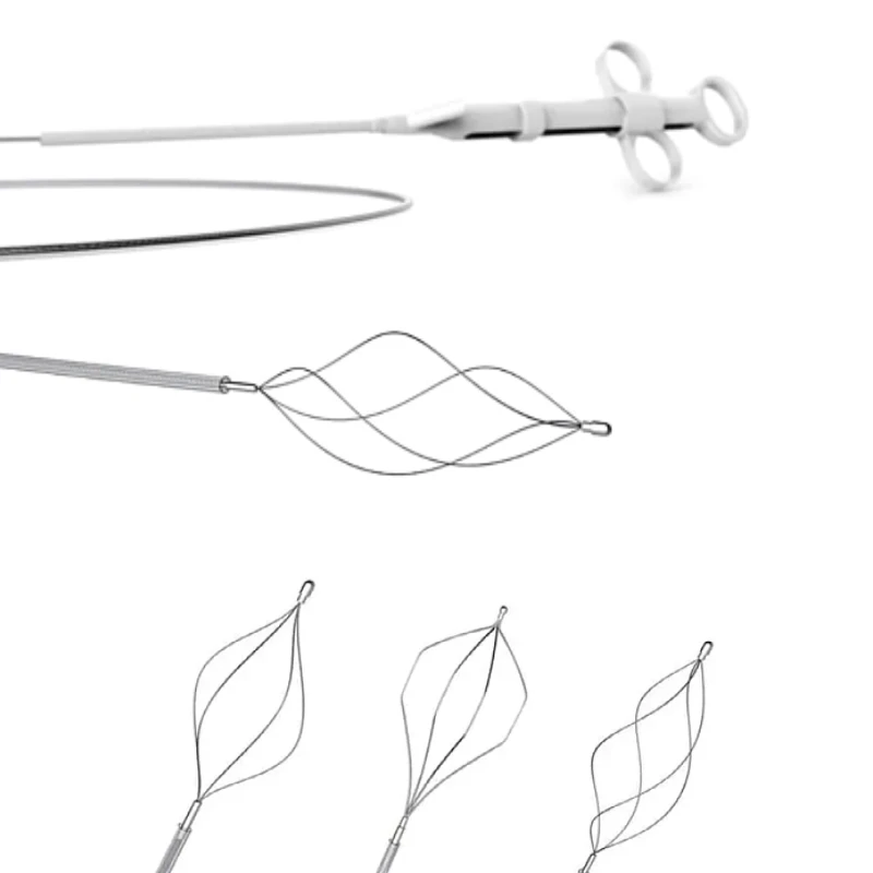 Disposable Endoscopic Gastrointestinal Retrieval Stone Extraction Basket Nitinol Stone Basket Urology