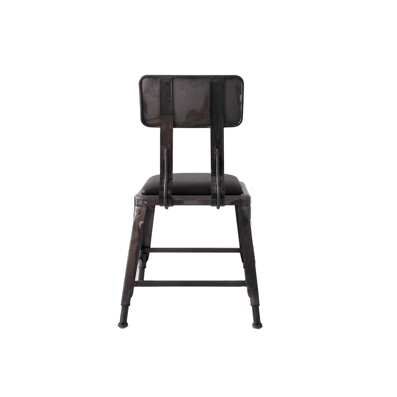 Coffee Shop Vintage Industrial Metal  Dining Chairs