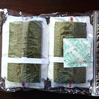 Легкая в разрыве пластиковая упаковка temaki суши нори из морских