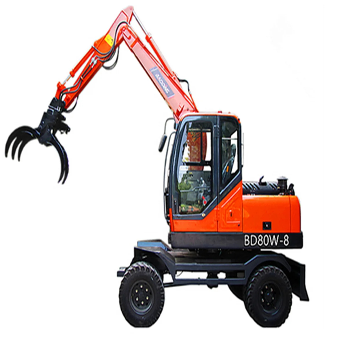 China excavator price bucket 0.35m3 wheel excavator best price for sale