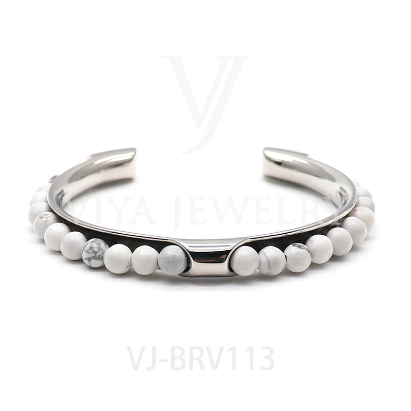 
Hottest Tiger Eye Stone Bracelet Lava Men Bead Stone Bracelets With Stainless Steel 