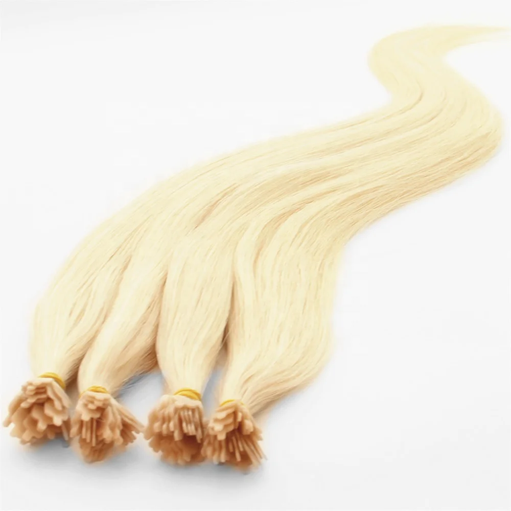 Full Cuticle Aligned Y Tip Human Keratin Hair Fan Tip Hair Extensions