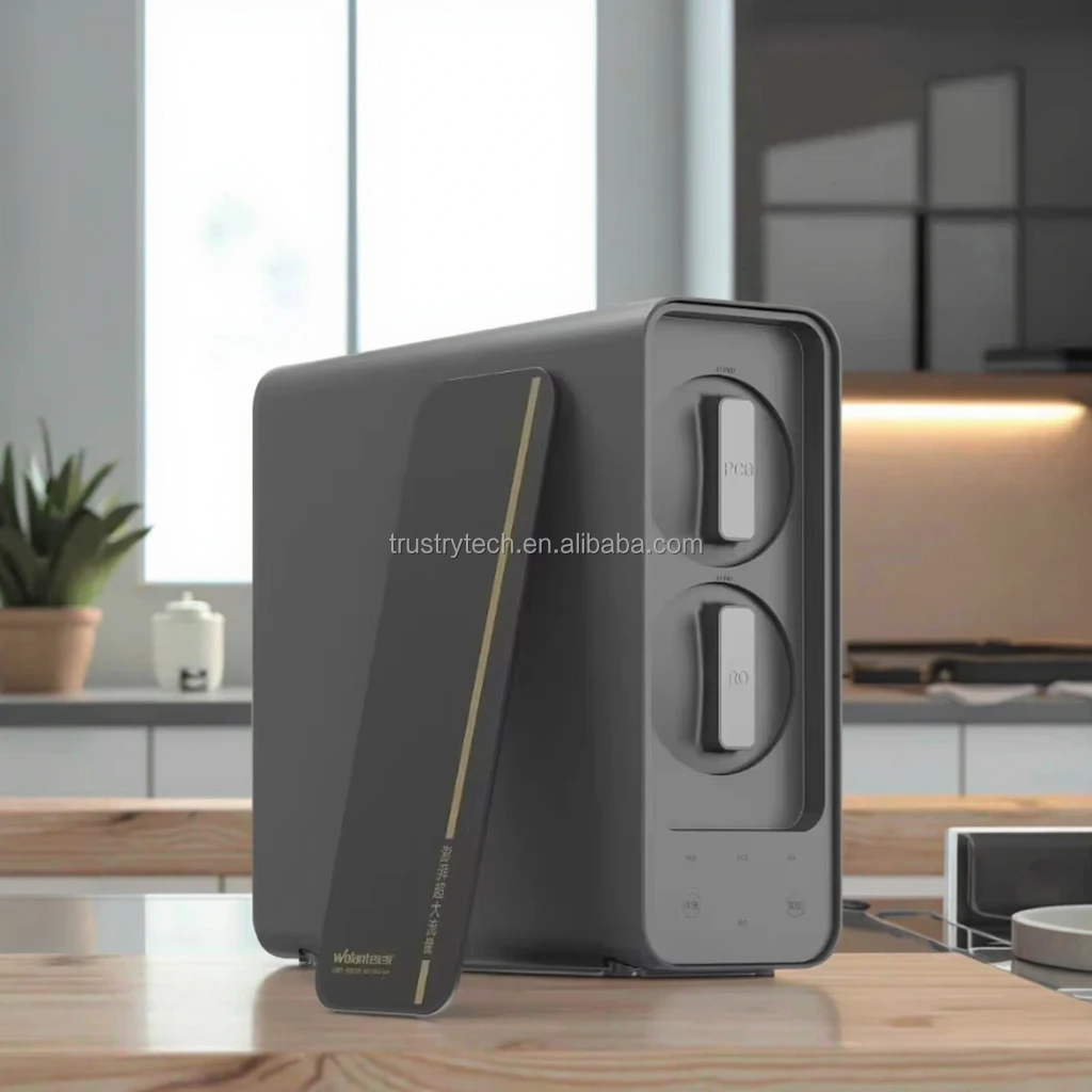 Manual Reverse Osmosis Water Purifier Smart Self-Cleaning Plastic RV/Household/Hotel Purifier Electric German Operating Language