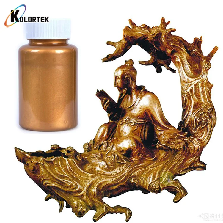 Kolortek Copper Bronze Gold Pigment Powder for Ink/ Paint/Printing/Coating