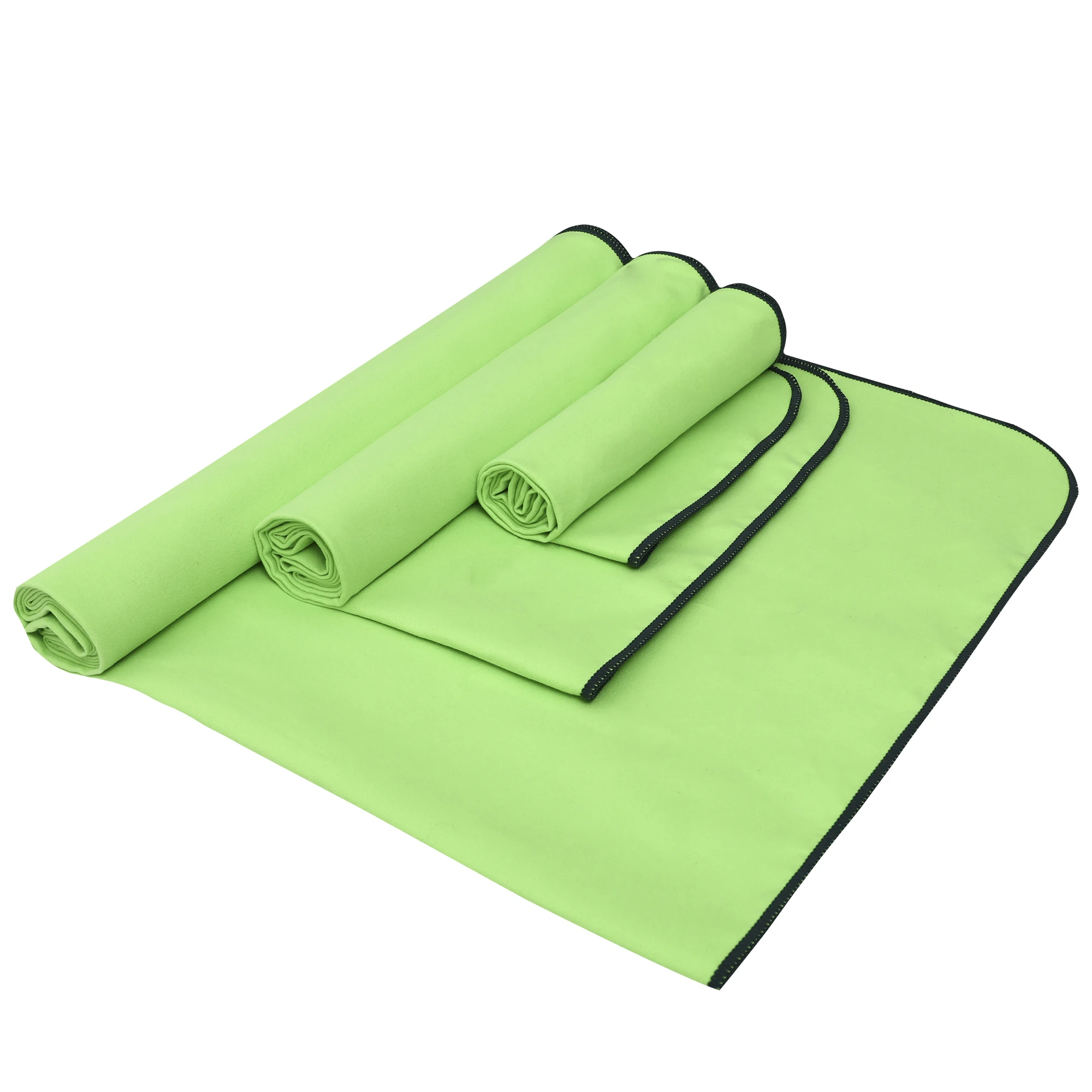 wholesale suede microfiber perfect travel sports towel custom printed logo