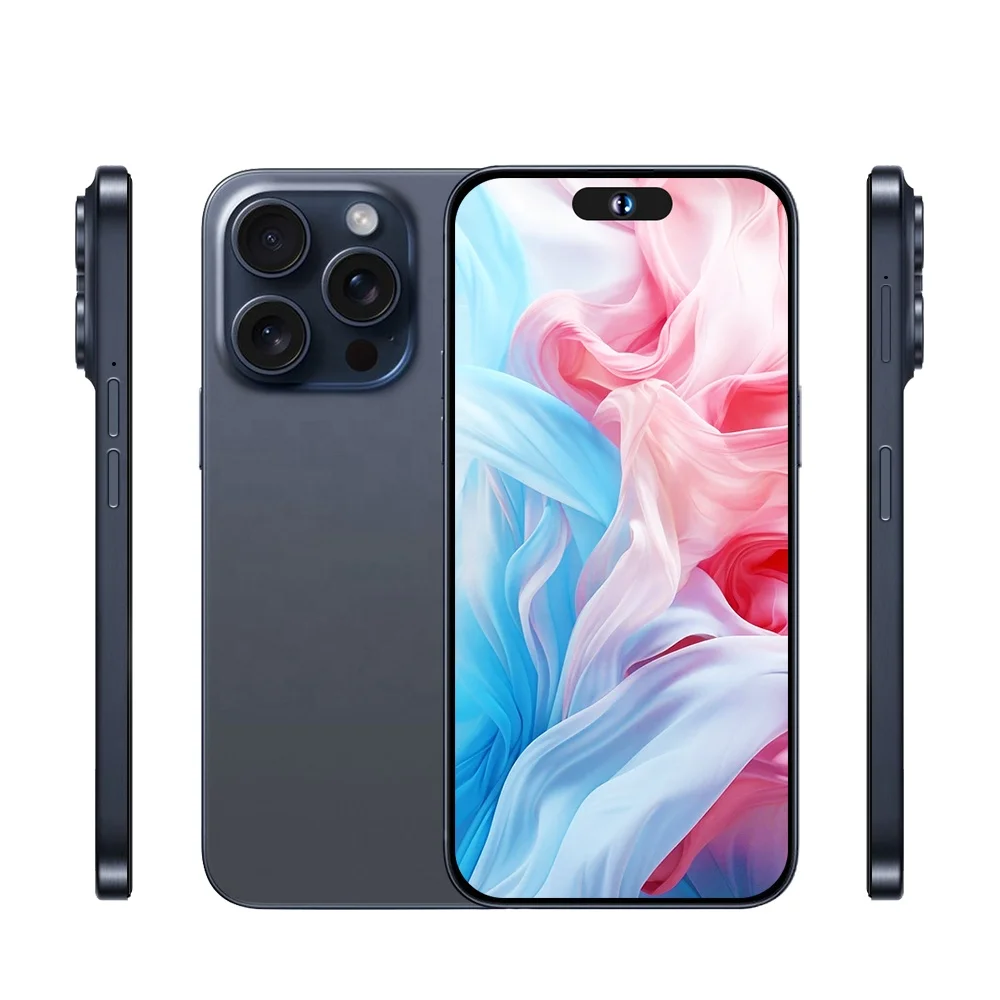 5g Dual Sim Card I 15 Phone 15 Pro Max 5g Smartphones Smart Phone AMOLED Vivo T3x 5g Phone 1511 Box Speaker Global Version 65W