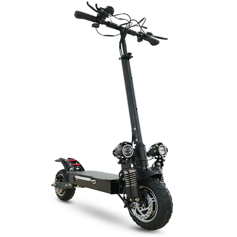 
JS Electric Scooter 2000W Kick Scooter 150kg Max Load EScooter with Lithium Battery Scooter 10inch Street Tire 