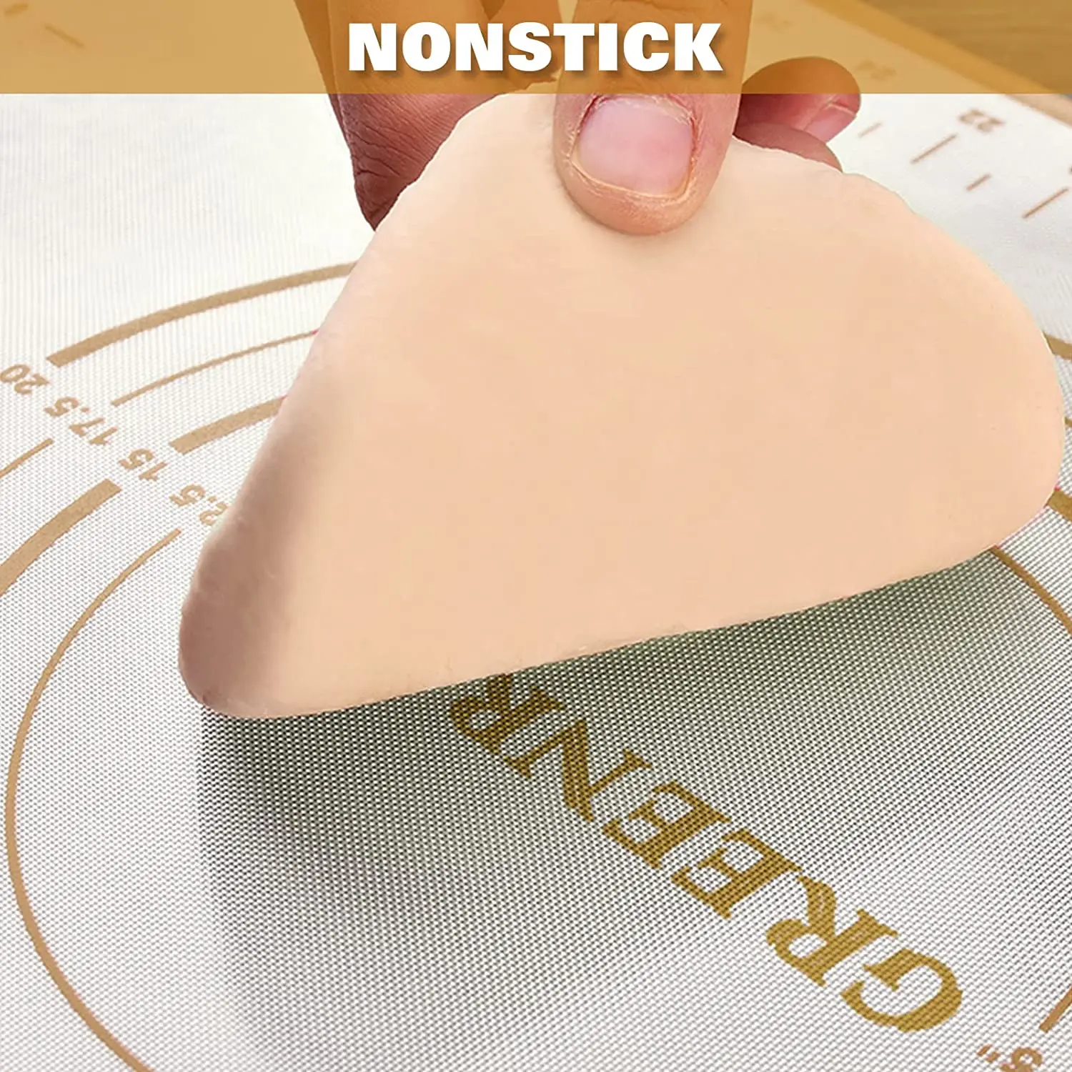 mat dough silicon baking silicone pastry rolling dough mat With Measurement baking silicone dough pastry mat