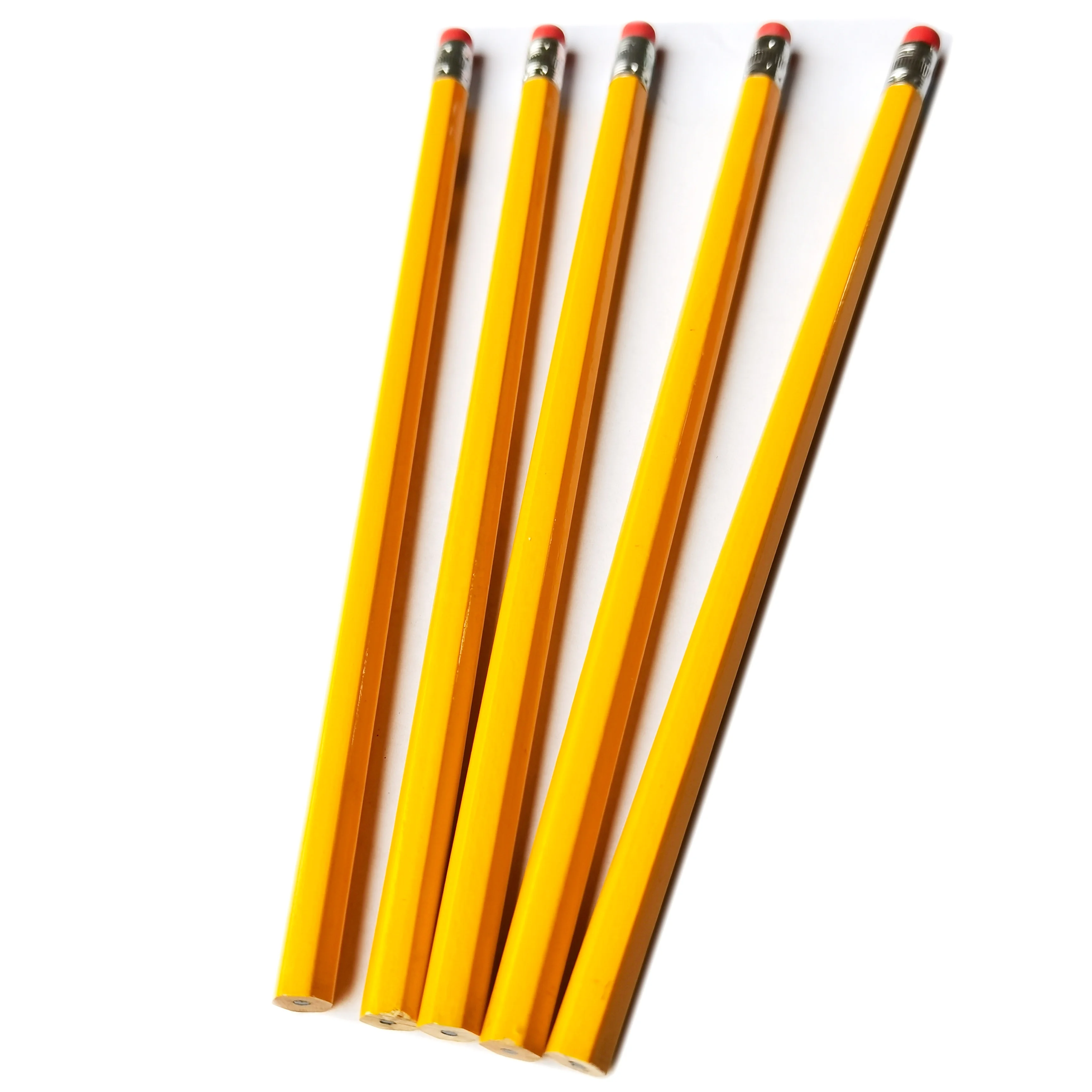 Student Kids 7.5Inch Custom Logo Writing Sketch Drawing Wood HB Pencils with Eraser