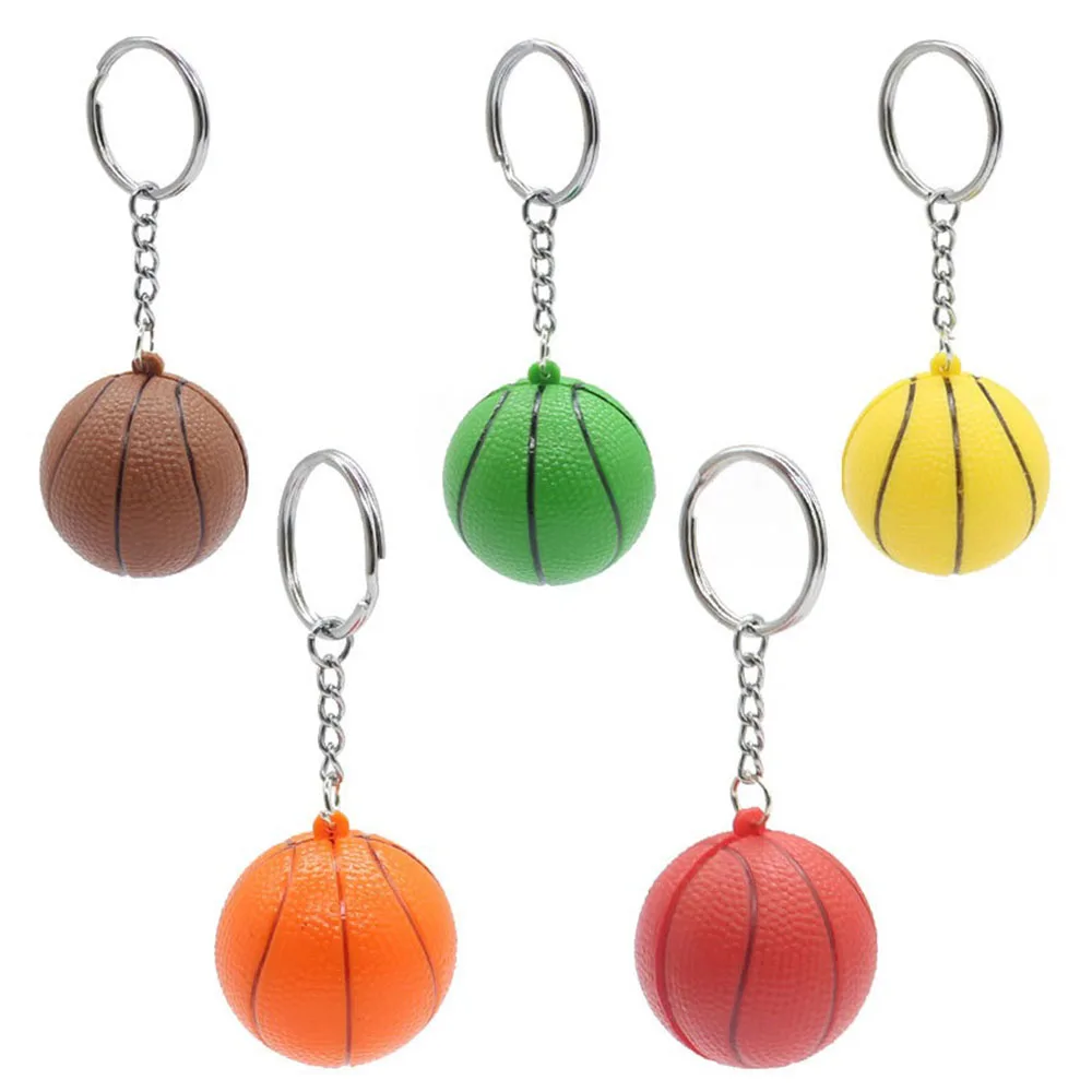 Basketball Keychains Mini Sports Ring Ball Keychain Keyring Creative Gifts Accessories Souvenir Party Favors Bag Decoration Gift
