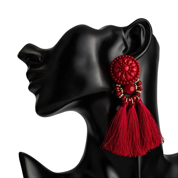 
Top Quality New Designs Brand Original Design By Hand Trendy Letter Earrings 21524 