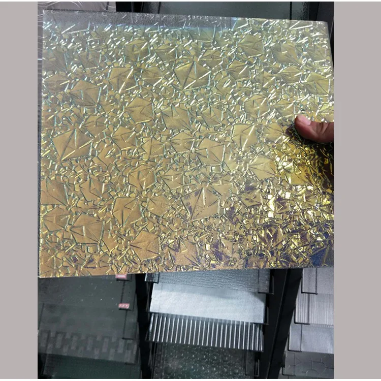 Shandong Glass Factory Offer 4mm-12mm Clear Transparent Moru Patterned Fluted Figured Ribbed Glass For Top Table Window Bar Door