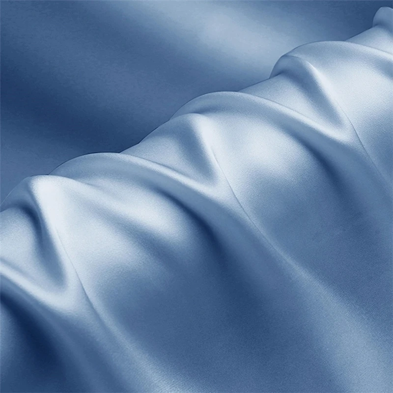 
6A Grade Bestserller 114cm 100% pure natural silk 22mm charmeuse fabric100% Silk Fabric for bedding set 