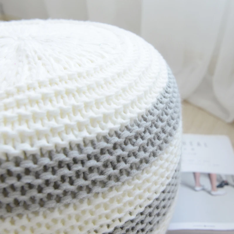 Top Quality Modern Design Custom Home Comfortable Soft Different Size Round Shaped Cotton Chair