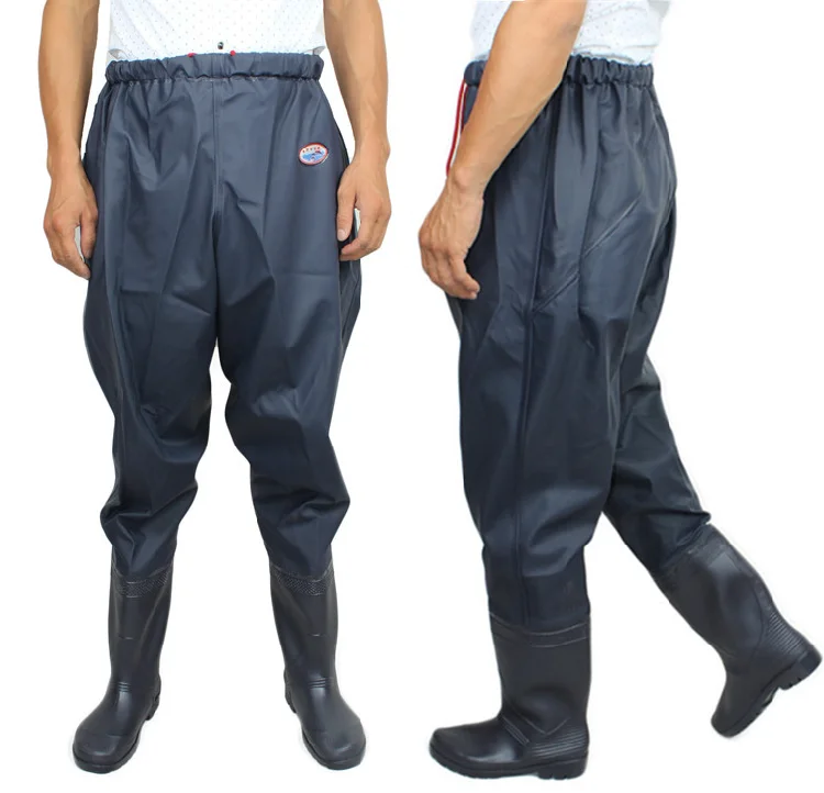 
Hot Sale Thickened Super High Tube Water Paddy Field Shoes Solid Color Boots Shoes 