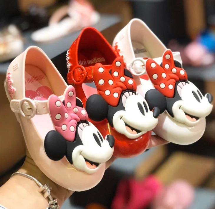 2020 Бразильский Дизайн, симпатичная мультяшная мышь, детская обувь из ПВХ для девочек