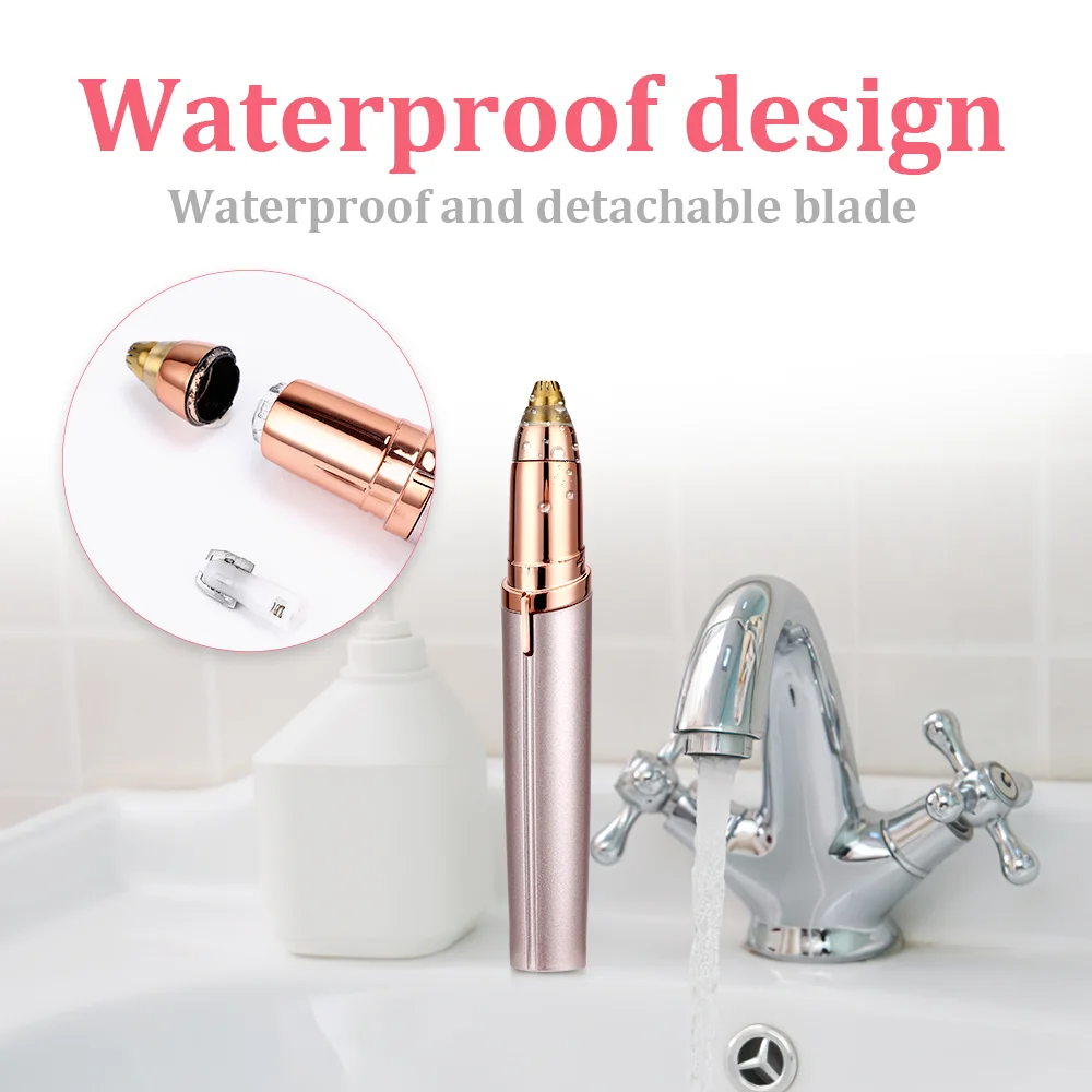 Недорогой Модный женский триммер для бровей с USB-зарядкой хорошего качества