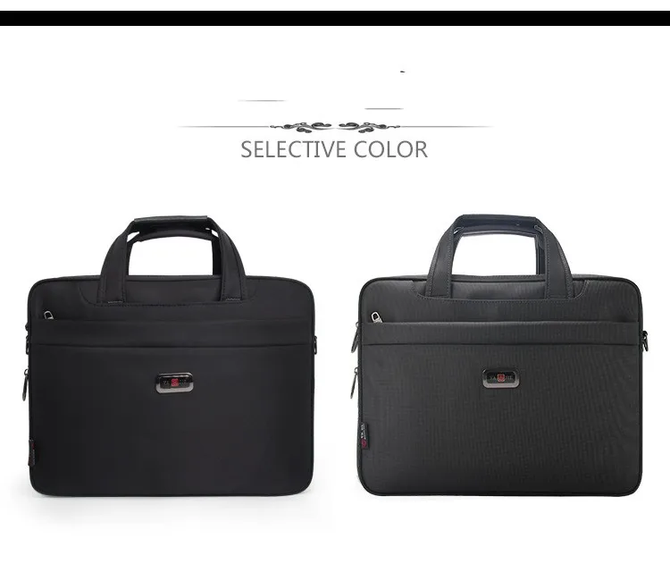 Wholesale new design Waterproof Laptop briefcase shoulder sleeve Oxford Briefcase Business
